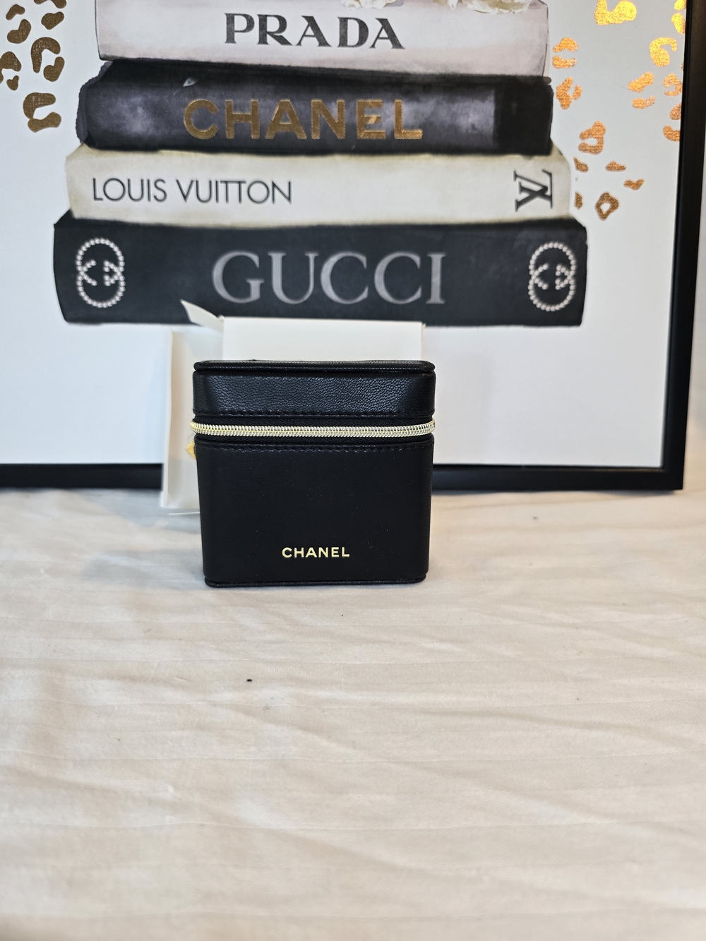 CHANEL Makeup Black Lipstick Holder With Mirror